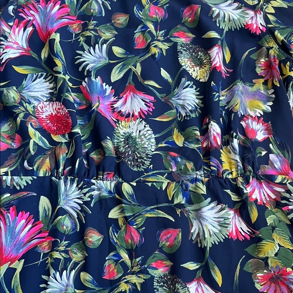 J. Crew Navy Floral Dress - Picture 8 of 16